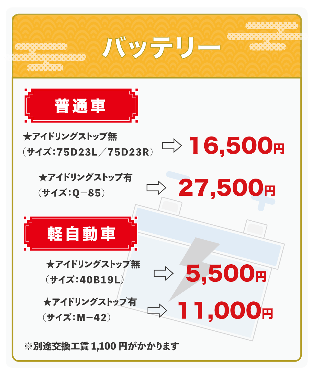 バッテリー